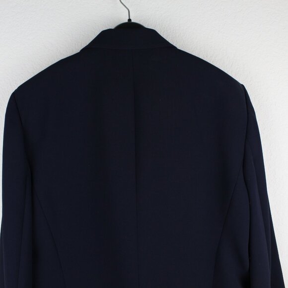 NWT Theory Staple Blazer in Admiral Crepe, Deep Navy - Picture 10 of 12